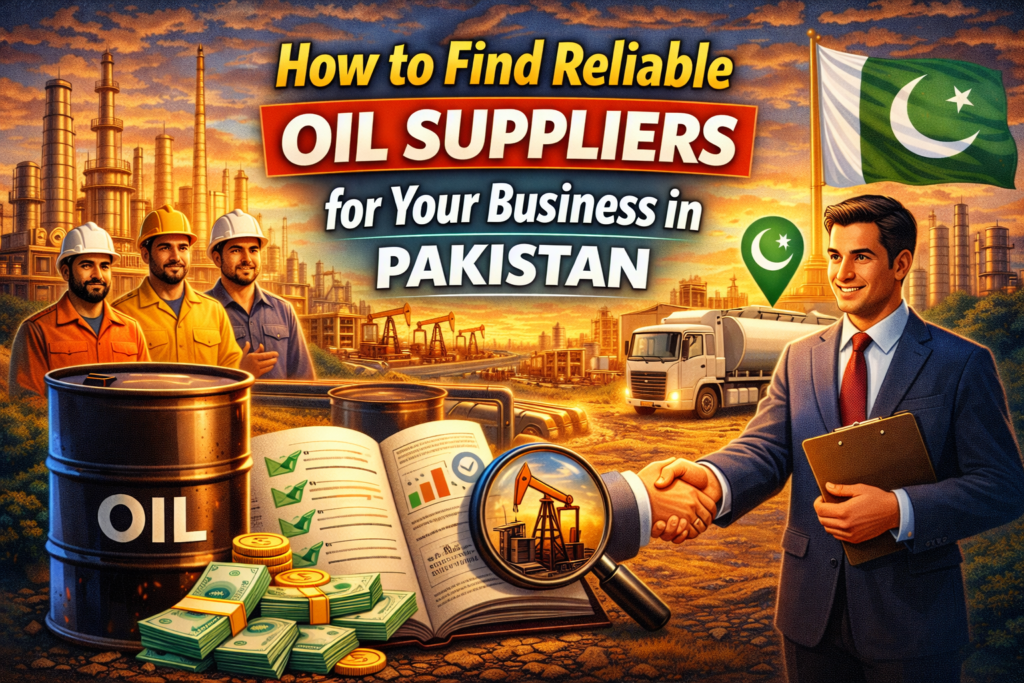 How to Find Reliable Oil Suppliers for Your Business in Pakistan