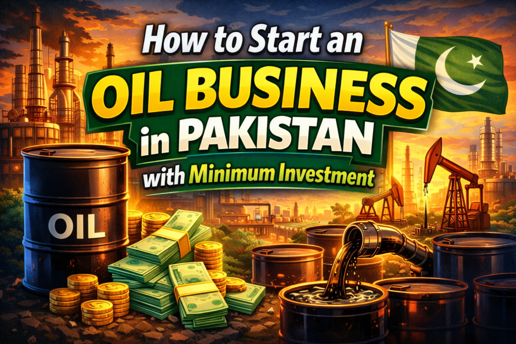 How to Start an Oil Business in Pakistan with Minimum Investment